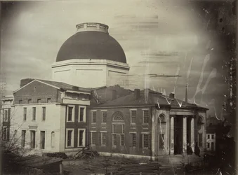 St. Louis Courthouse. Unfinished Portion and Old Courthouse